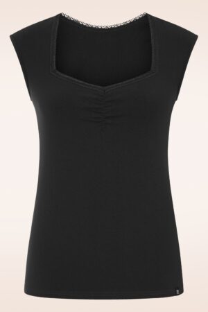 Let Romance Rule Oberteil in Schwarz