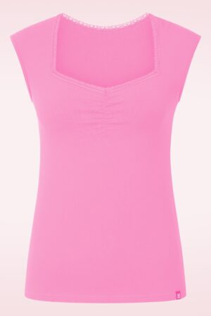 Let Romance Rule Oberteil in Summer Strawberry Pink