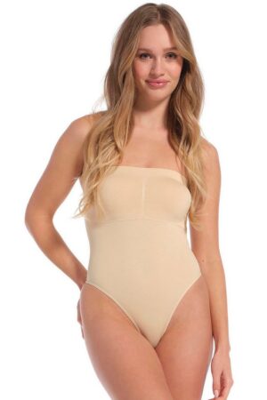 MAGIC Bodyfashion Shaping-Body Bandeau Thong Body Silikonrand an der Oberseite verhindert das Ausrollen