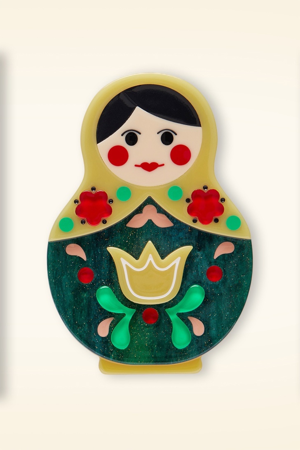 Matryoshka Memories Toy Brosche
