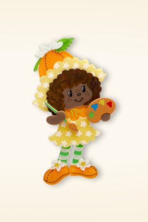 Orange Blossom Brosche