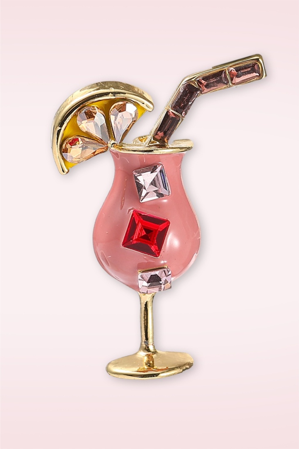 Pina Colada Brosche in Rosa