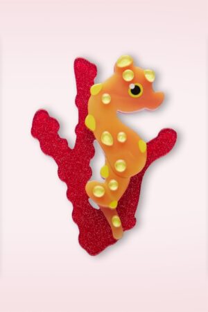 Pygmy Seahorse Brosche