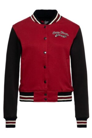 QueenKerosin Collegejacke We Can Do It (1-St) mit großer Rückenstickerei