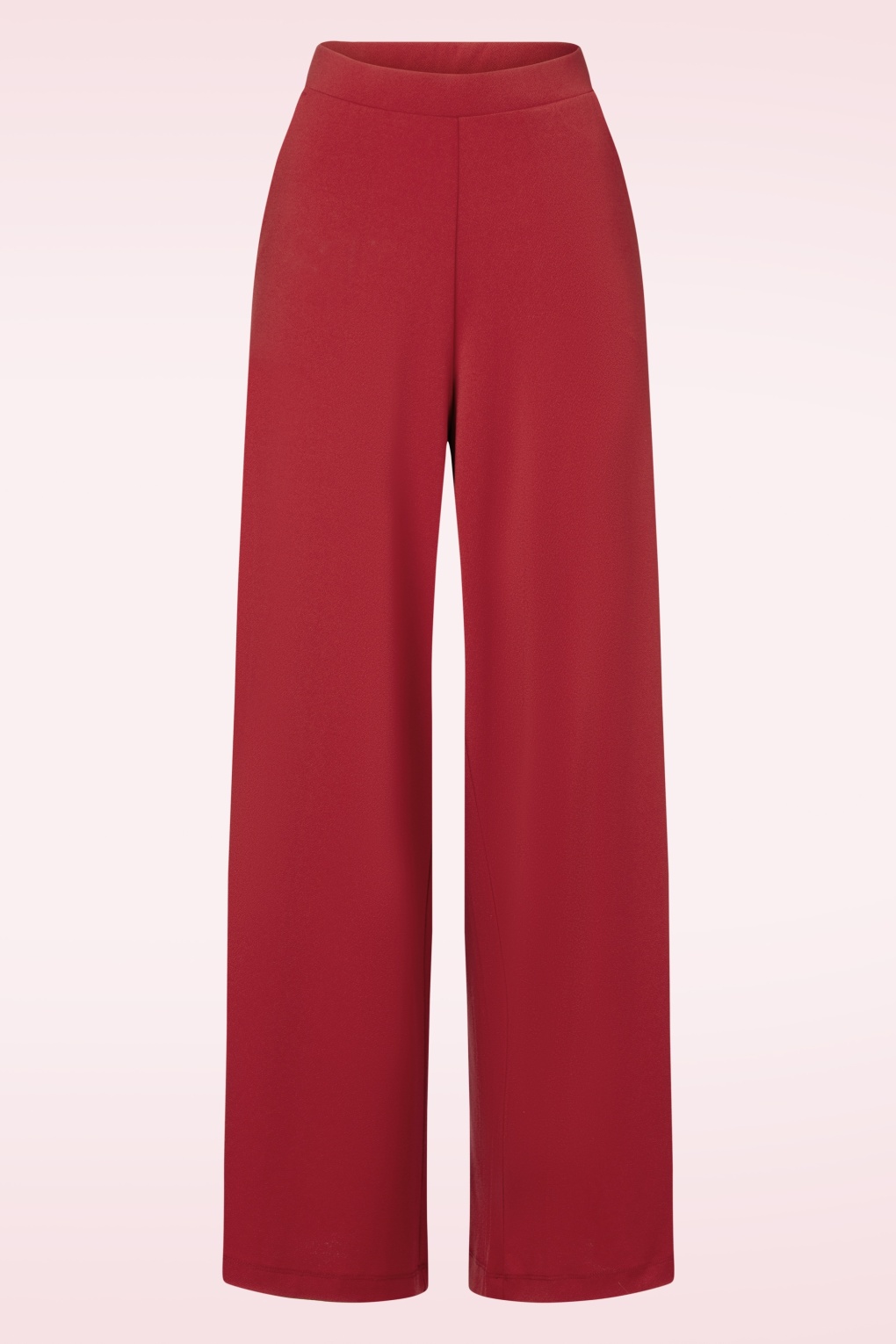 Ruby Weite Hose in Ziegelrot