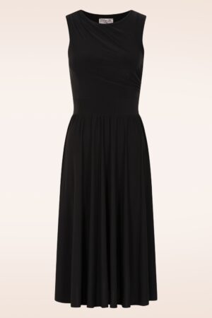 Sophie Slinky Swingkleid in Schwarz