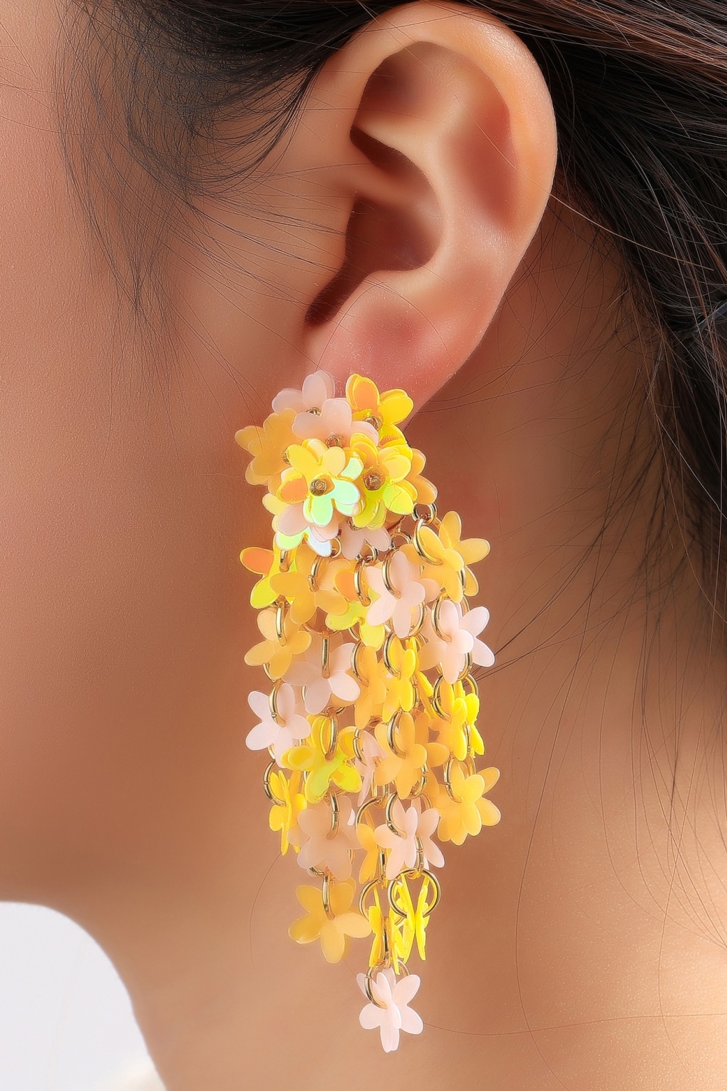 Sunny Flower Ohrringe in Gelb