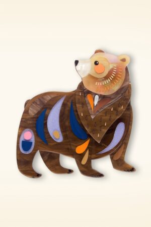 The Brawny Brown Bear Brosche