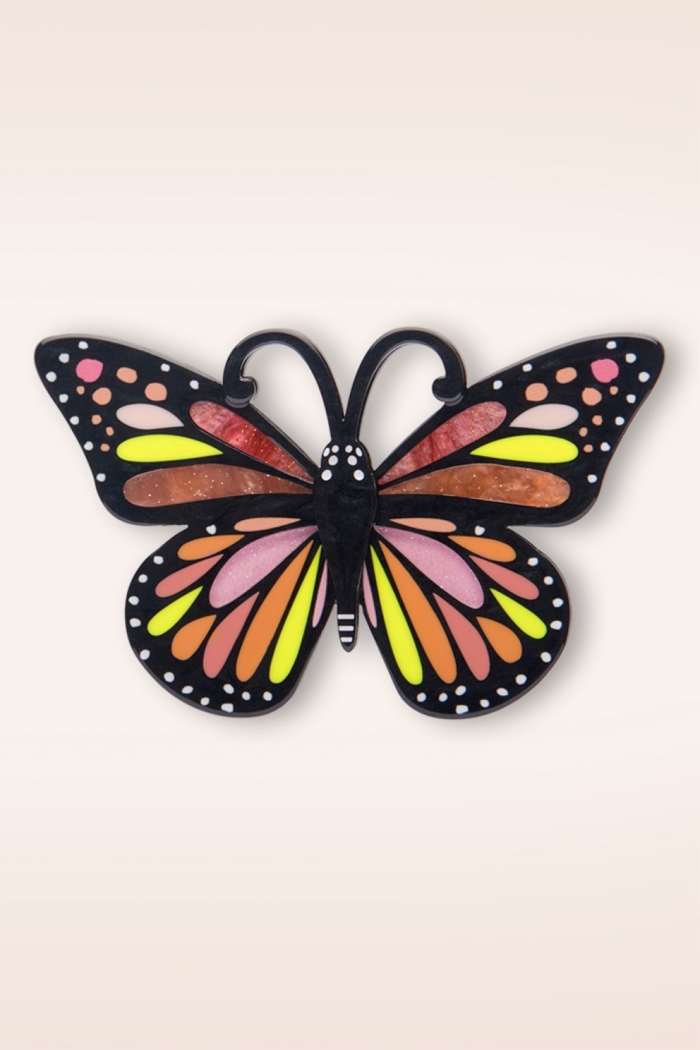 The Magnificent Monarch Butterfly Brosche