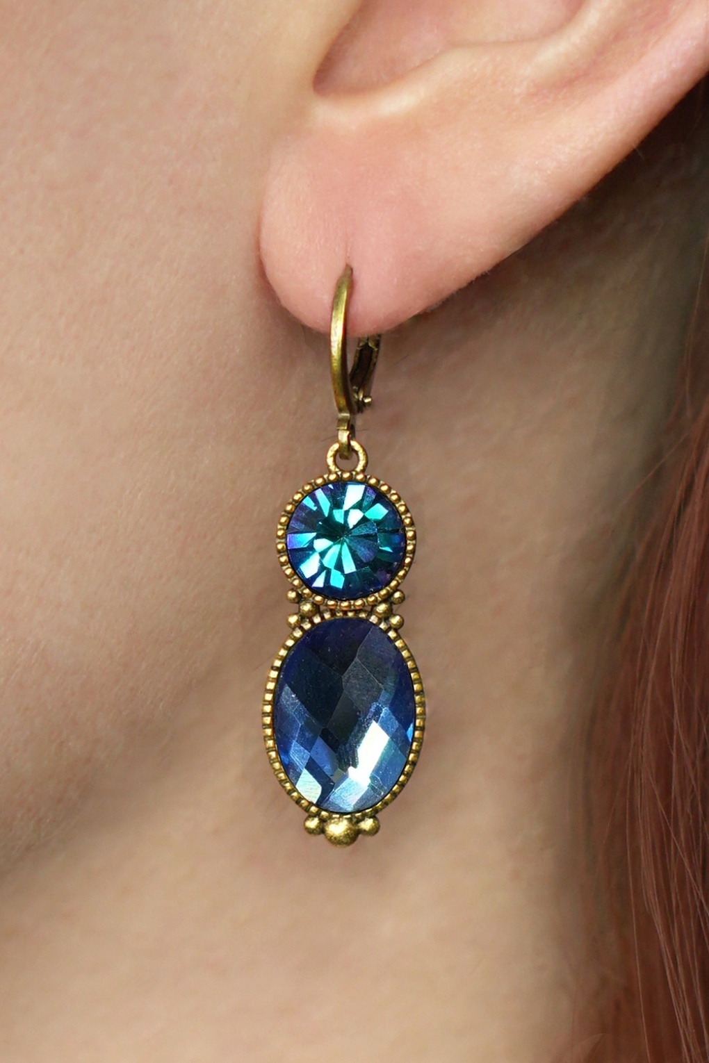 Tosca Ohrringe in Blau