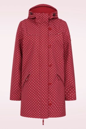 Wild Weather Softshell-Jacke in Pretty Dotty Rot