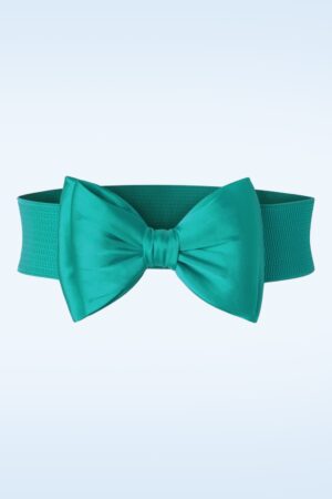 Wow zum Bow Belt in Teal Blue
