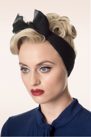 Anna Haarband in Schwarz