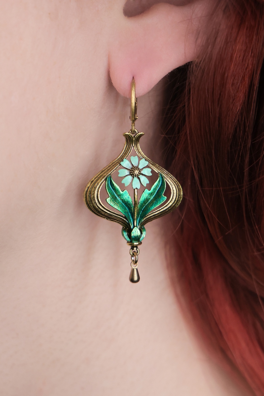 Arabella Ohrringe in Aqua