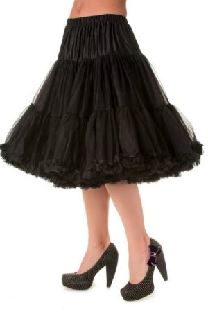 Banned Unterrock Starlite Schwarz Rockabilly Swing Unterrock