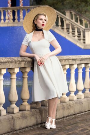 Bette Swing Kleid in Weiß