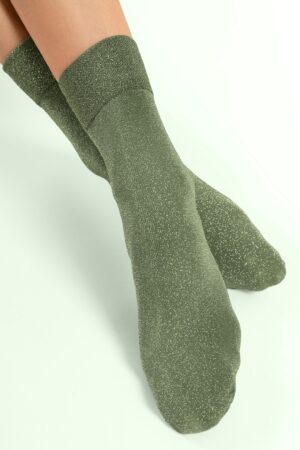 Brillo Glitzerstrümpfe in Hellgrün