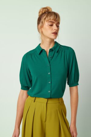 Carina Tulum Bluse in Ponderosa-Grün