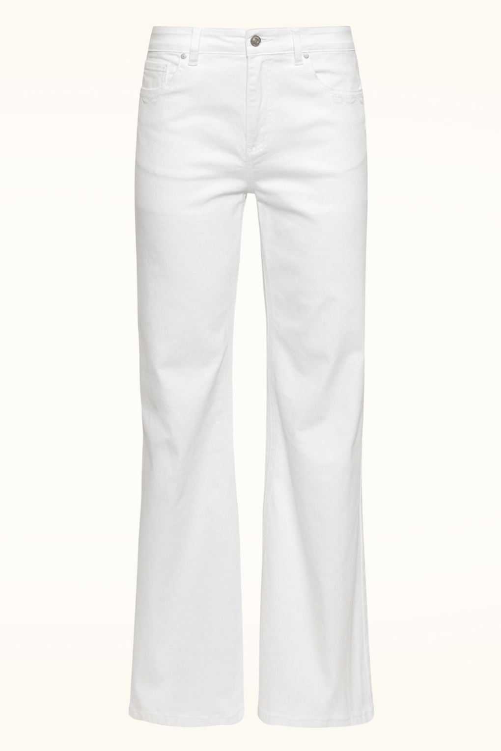 Coco Schlagjeans in Weiß