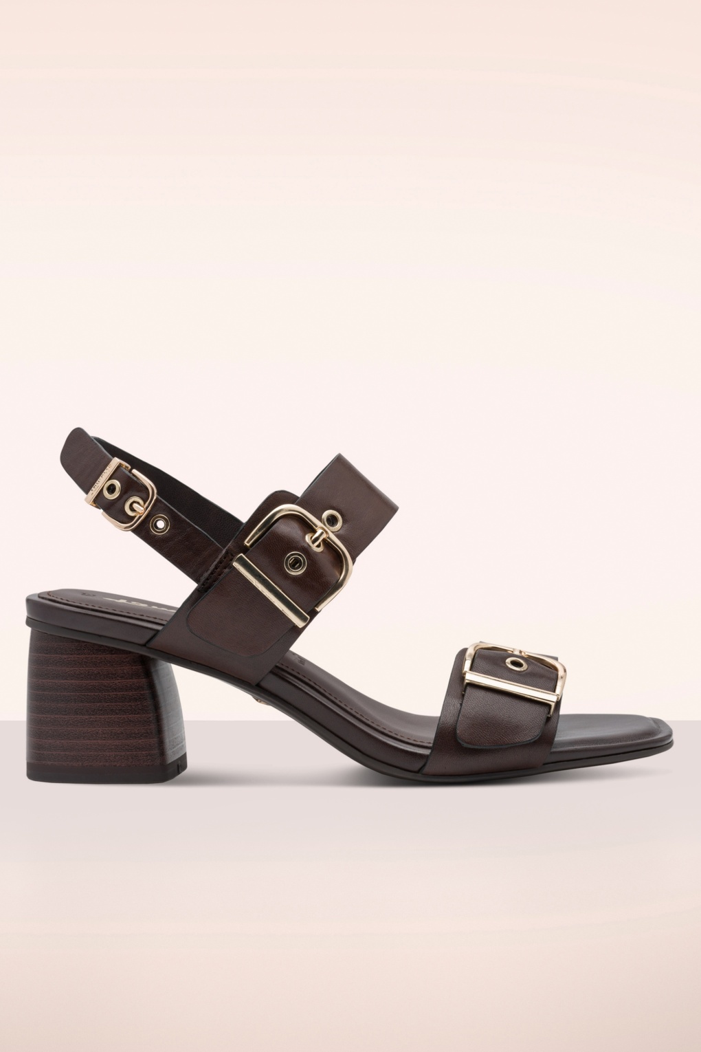 Dana Blockabsatz-Sandalen in Braun