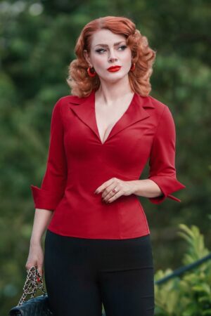 Dianne Bluse in Rot