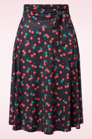 Exklusiv bei Topvintage ~ Ally Cherry Swingrock in Schwarz