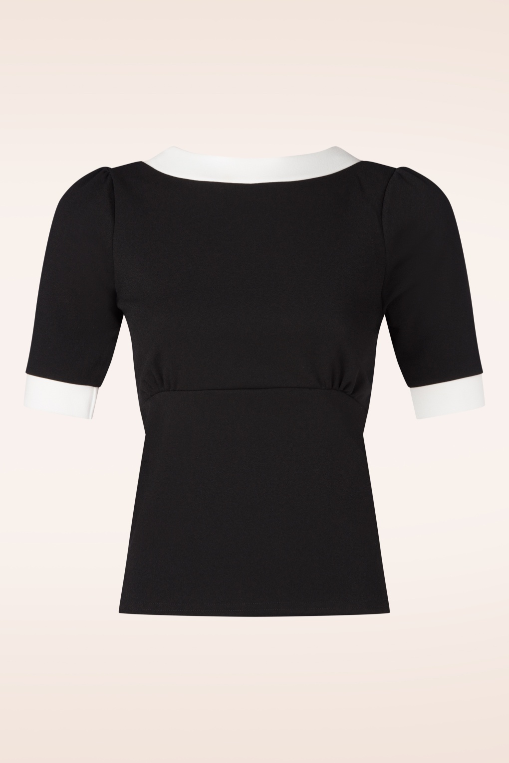 Exklusiv bei Topvintage ~ Cleo Oberteil in Schwarz-Weiß