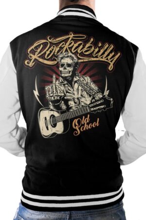 GASOLINE BANDIT® Collegejacke für Rockabilly Rock'n Roll Fans: Old School