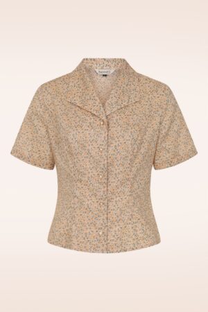 Gloria Wild Flower Bluse in Gelb