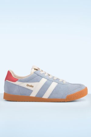 Gola Elan Wildleder-Sneaker in Babyblau