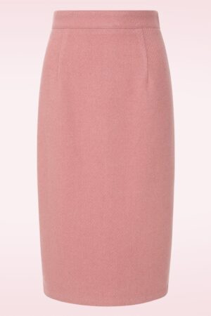 Jacky Bleistiftrock in Puderrosa