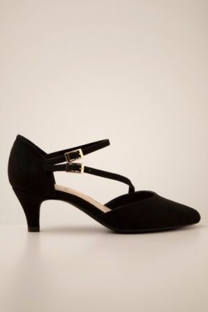 Jessy Suedine Pumps in Schwarz