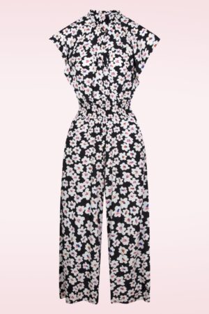 Love's Lightest Wings Jumpsuit in Sweet Nightshade