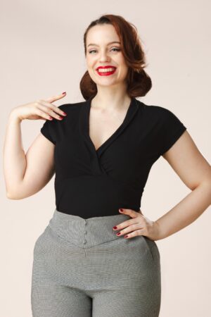 Mon Cher Cache-Coeur Oberteil in Schwarz