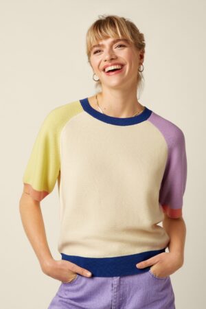 Niko Lido Oberteil in Sheer Lila