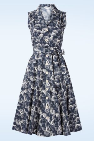 Nova Swingkleid in Seas Shelly Blau