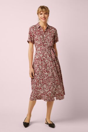 Olive Paradis Kleid in Chilirot