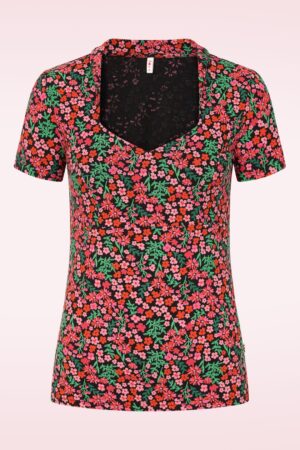 Pow Wow Vau Oberteil in Tropical Meadow