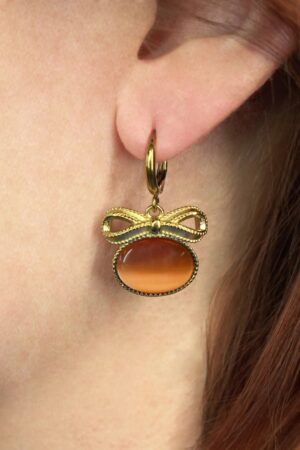 Sassy Ohrringe in Pfirsich