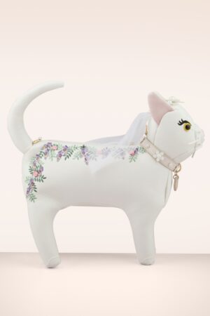 The Wedding Shop - Violet the Bride-Cat-Tasche in Weiß.