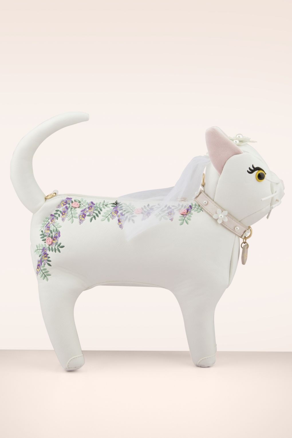 The Wedding Shop - Violet the Bride-Cat-Tasche in Weiß.