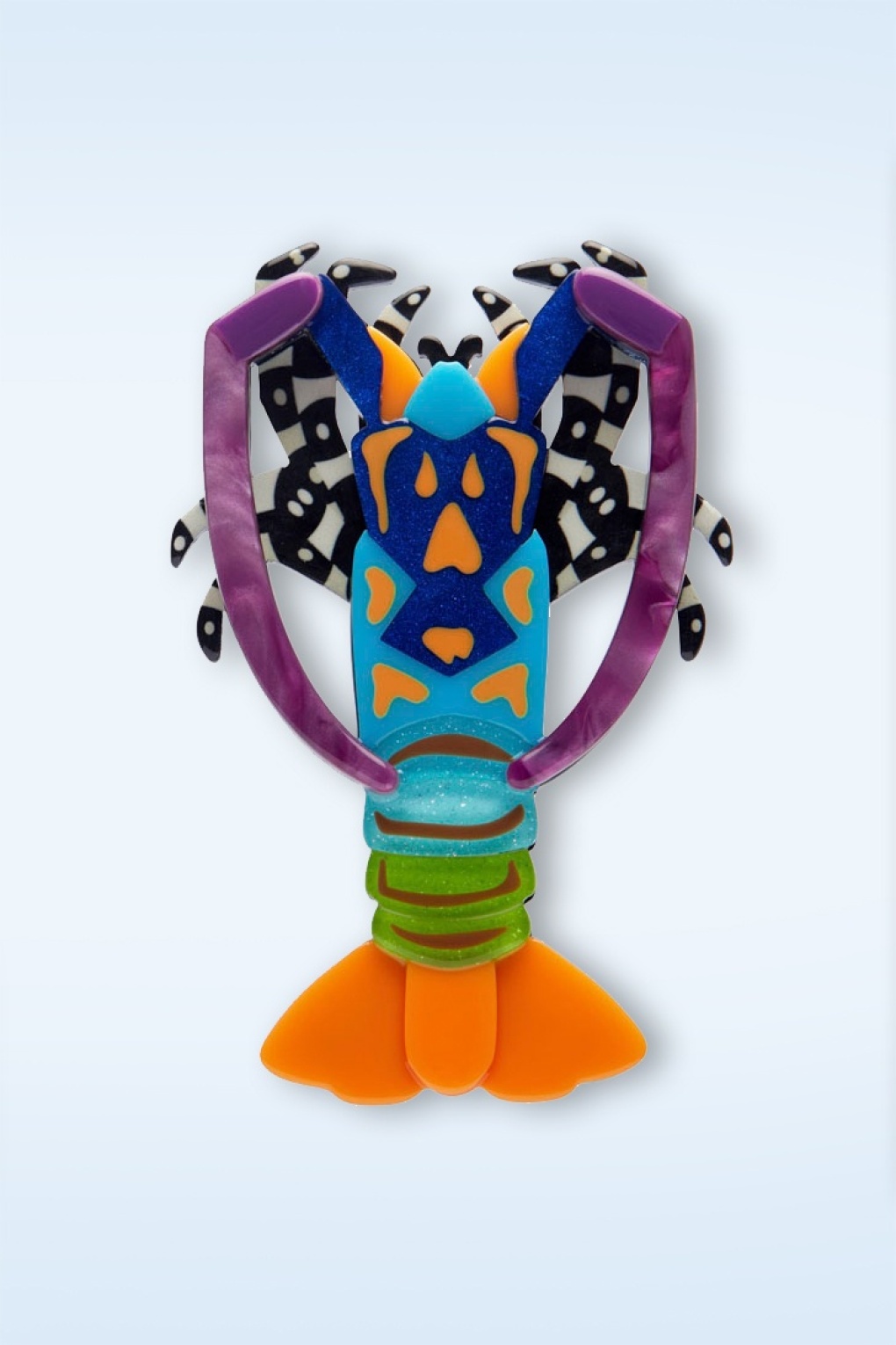 Tropical Rock Lobster Brosche