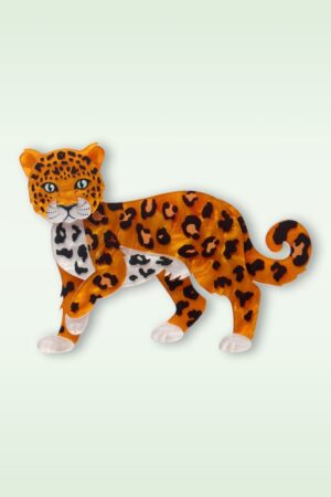 Amur Leopard Brosche