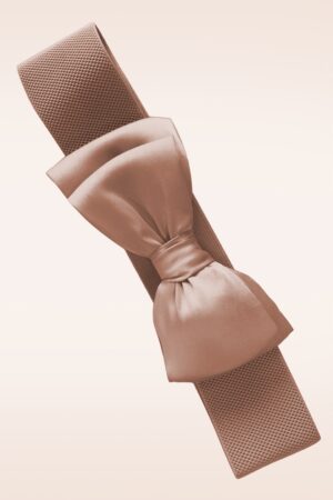 Bella Schleifengürtel in Taupe