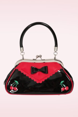 Billie Jean Handtasche in Schwarz und Rot