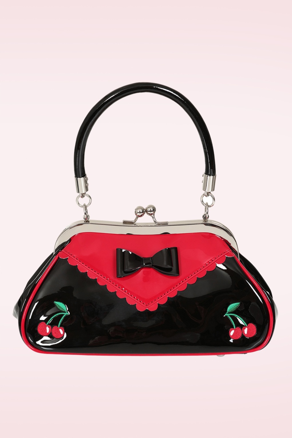 Billie Jean Handtasche in Schwarz und Rot