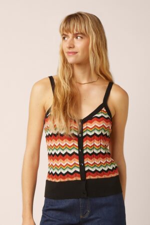 Isa Le Roy Strickoberteil mehrfarbig