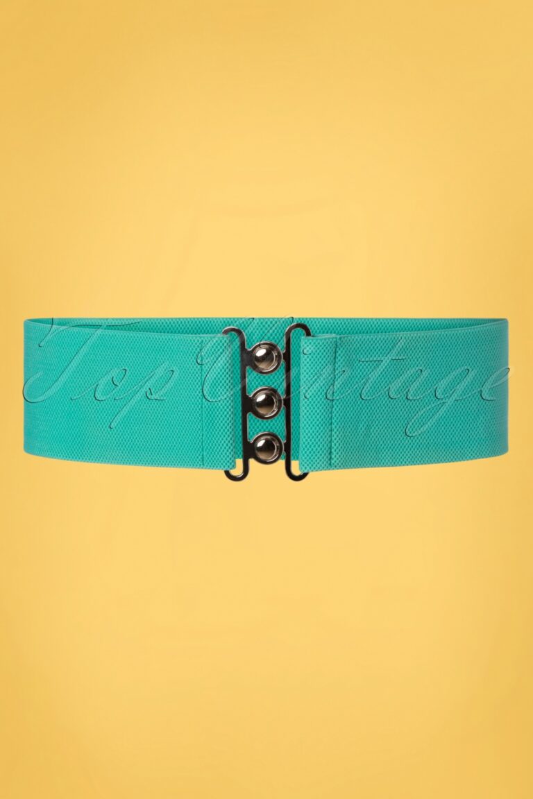 Lauren Vintage Stretch-Gürtel in Hellgrün