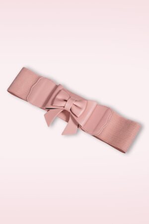 Play It Right Schleifengürtel in Puderrosa