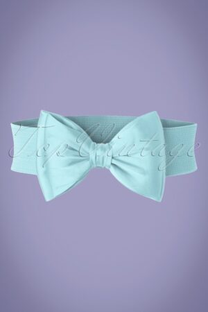 Wow to the Bow Gürtel in Babyblau